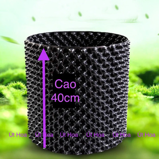 Cao 40cm, bán theo mét tới Bầu ươm cây 40cm nhựa quấn bầu cây có sẵn ốc vít