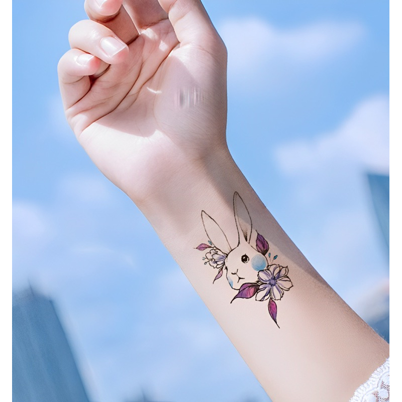 Hình Xăm Dán Tạm Thời Cú Mèo 6cm X 10cm Chống Thấm Nước 7 Ngày Hot Trend 2023