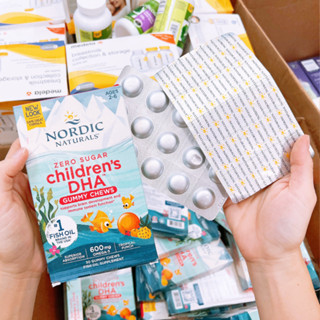 [ Có BILL MỸ ] Kẹo dẻo bổ sung DHA , Omega 3 Nordic Naturals Children's DHA Gummies cho bé từ 2 - 6 tuổi