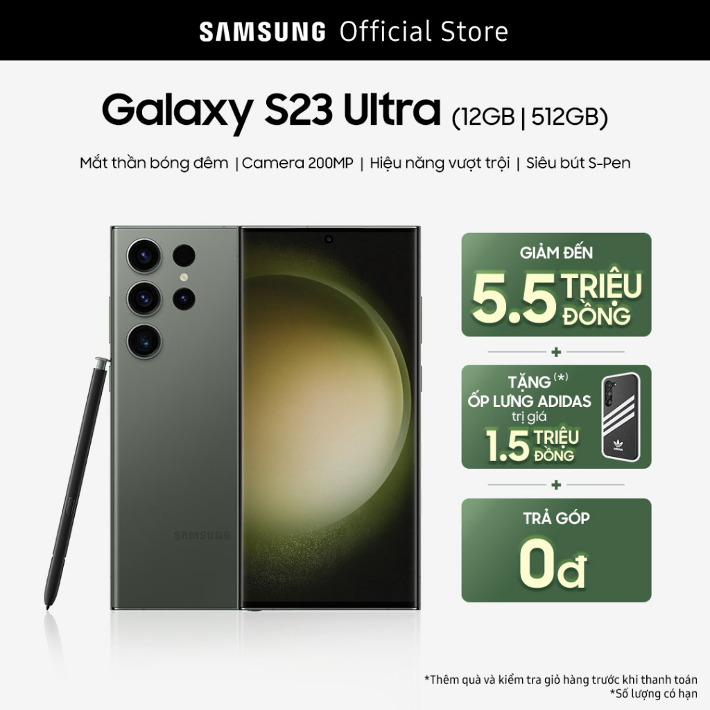Điện Thoại Samsung Galaxy S23 Ultra (12GB/512GB)
