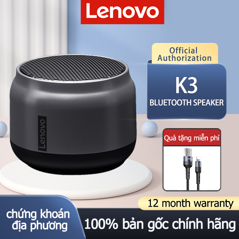 Loa Bluetooth Lenovo K3 Desktop Speaker HIFI không dây âm thanh siêu trầm thích hợp cho thể thao ngoài trời với thời
