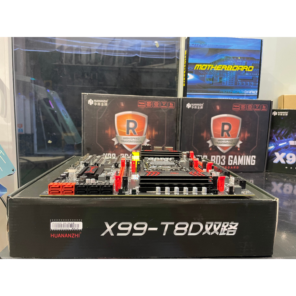 Bo mạch chủ Mainboard Huananzhi X99 Dual T8D linh kiện Main chính hãng Shopcom bảo hành 12 tháng