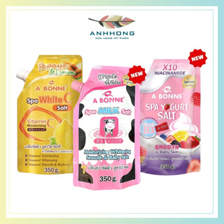 Muối Tắm Sữa Bò - Tẩy Tế Bào Da Chết Body Cơ Thể A Bonne Trắng Sáng Mềm Da Dưỡng Ẩm Spa Milk Salt Thái Lan 350gr