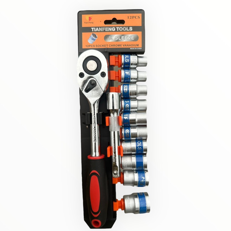 Bộ Khẩu 12 Chi Tiết TAF Thép CRV 12 chi tiết 8-24