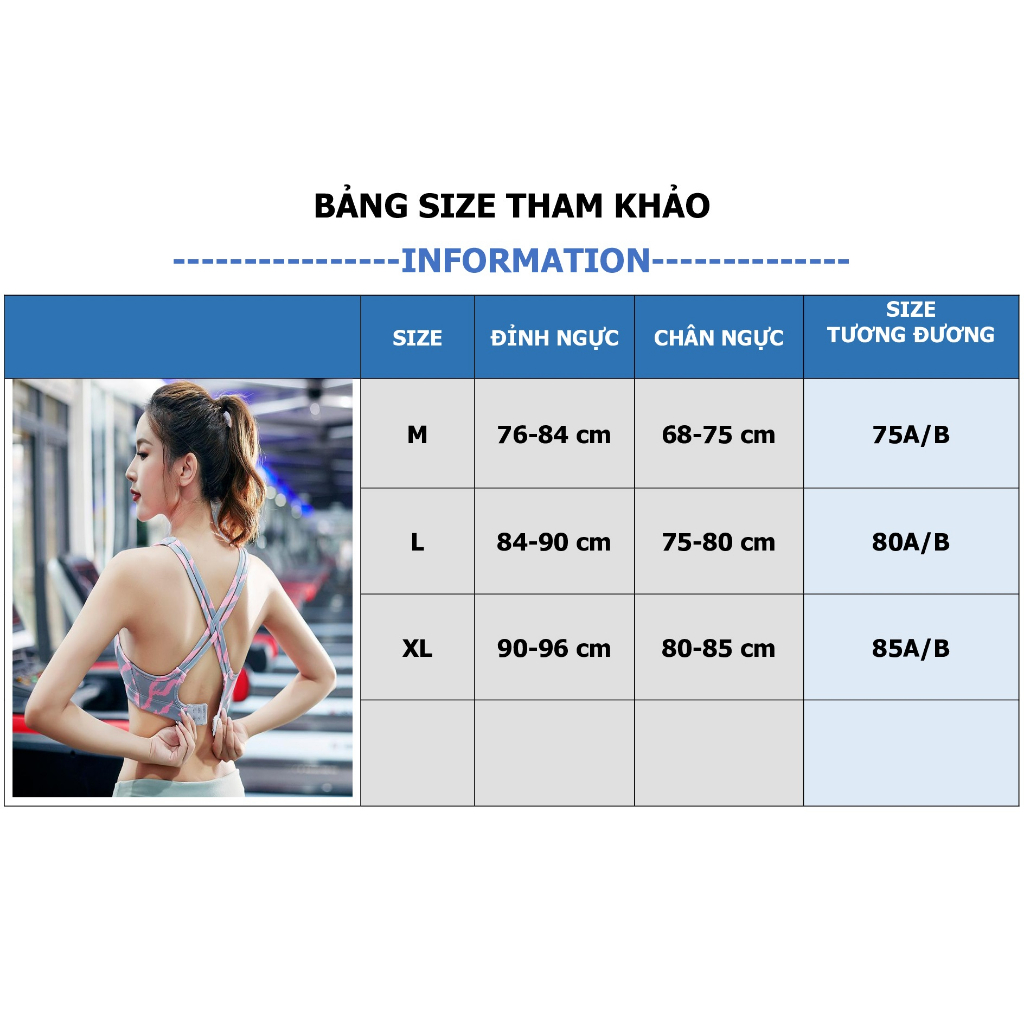 Áo ngực thể thao bra Gym Yoga chạy bộ NuciFera_B34 dây lưng chéo móc cài có đệm ngực Camo