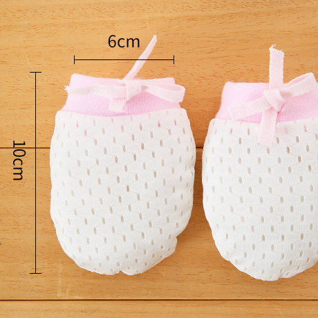 Bao tay cho bé thoáng khí dạng lưới, chống cào mặt và cai mút tay cho trẻ, dùng cho bé sơ sinh tới 18 tháng