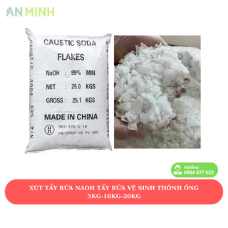 Xút tẩy rửa naoh tẩy rửa vệ sinh thônh ống
