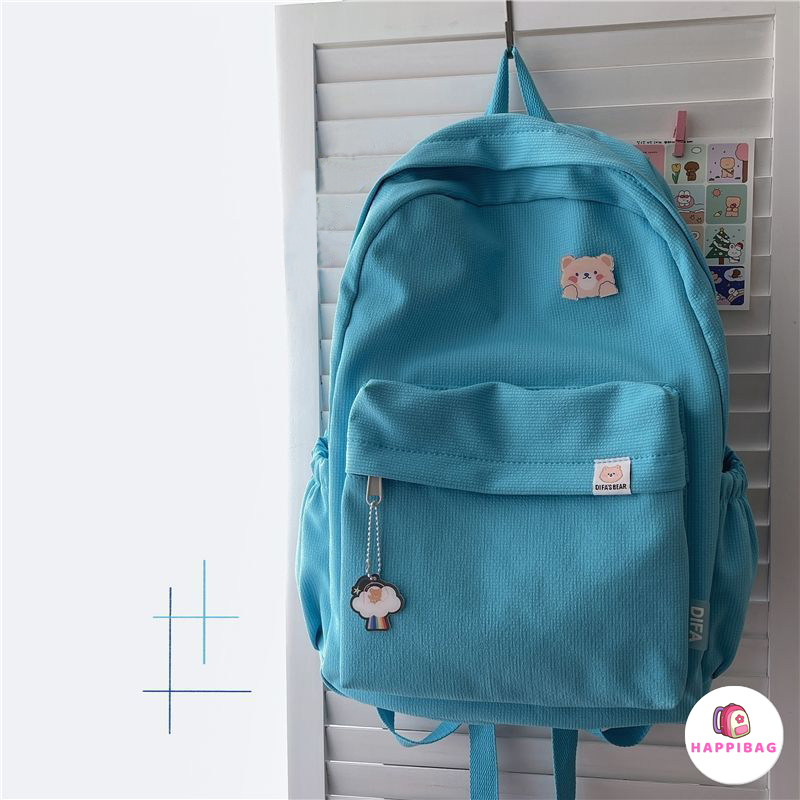 Balo Nữ HAPPIBAG đi học đi chơi, Ba Lô Thời Trang nhiều màu AL08