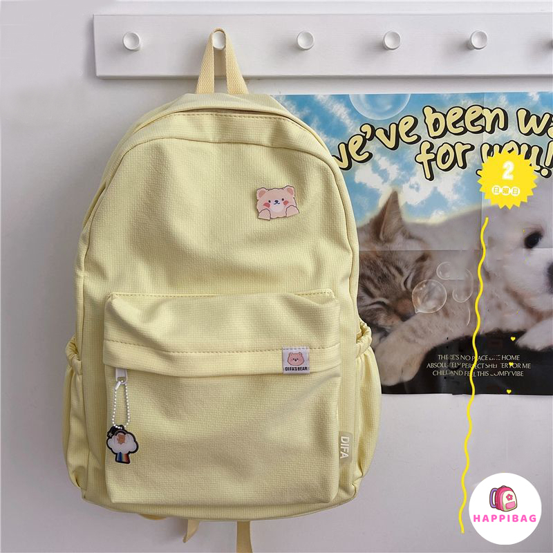 Balo Nữ Học Sinh - Sinh Viên đa năng, Ba Lô thời trang Hàn Quốc nhiều màu giá rẻ AL08 (Quà tặng sticker)