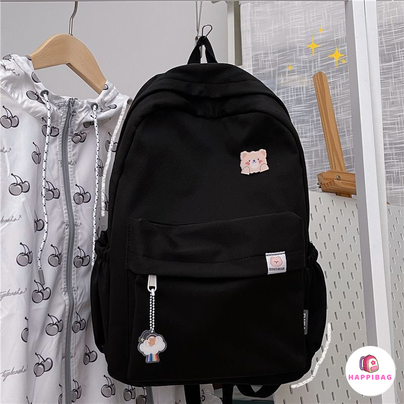 Balo Nữ HAPPIBAG đi học đi chơi, Ba Lô Thời Trang nhiều màu AL08