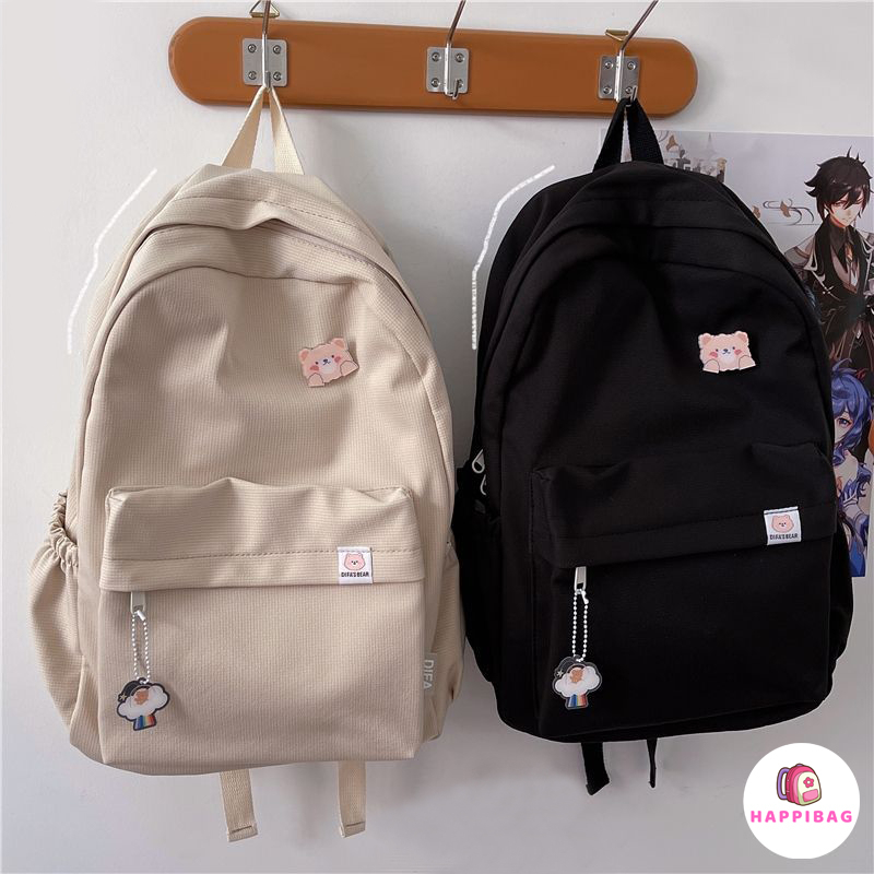 Balo Nữ HAPPIBAG đi học đi chơi, Ba Lô Thời Trang nhiều màu AL08