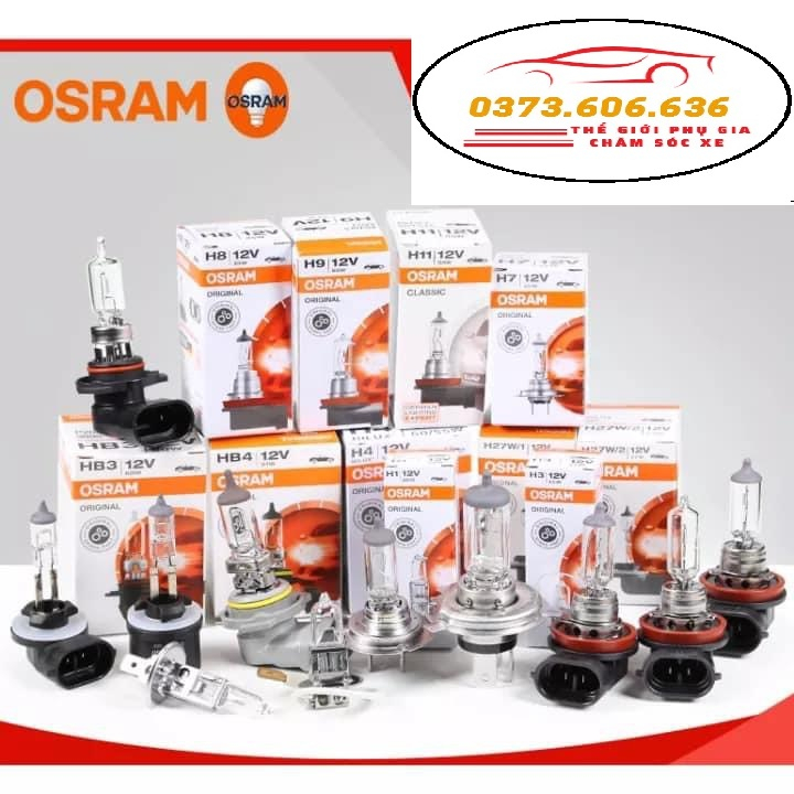 Bóng H4 - Bóng Đèn ôtô Halogen OSRAM Original 12V 55/60W Nhập Khẩu Chính Hãng