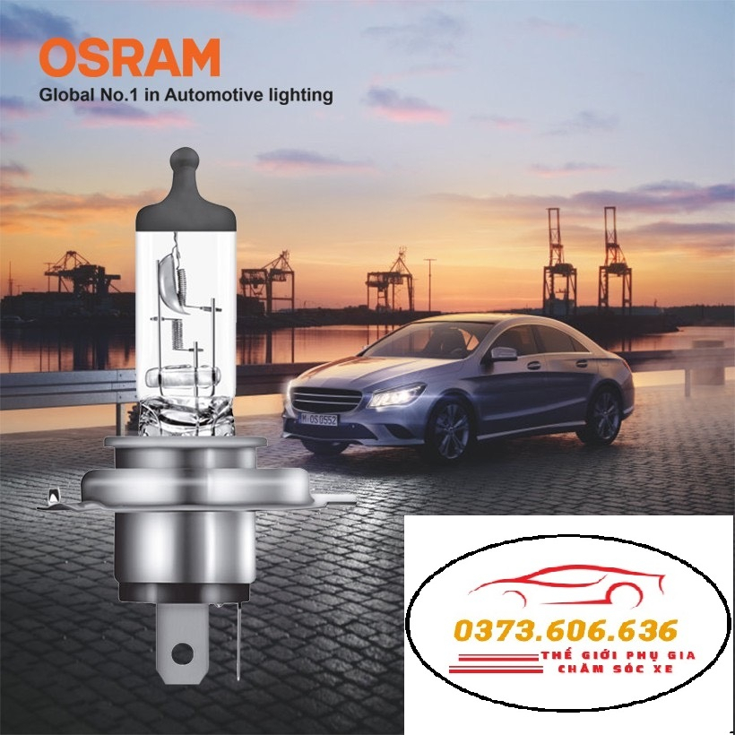 Bóng H4 - Bóng Đèn ôtô Halogen OSRAM Original 12V 55/60W Nhập Khẩu Chính Hãng