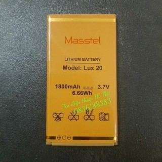 Pin điện thoại masstel lux 20 - chính hãng - bảo hành 6 tháng