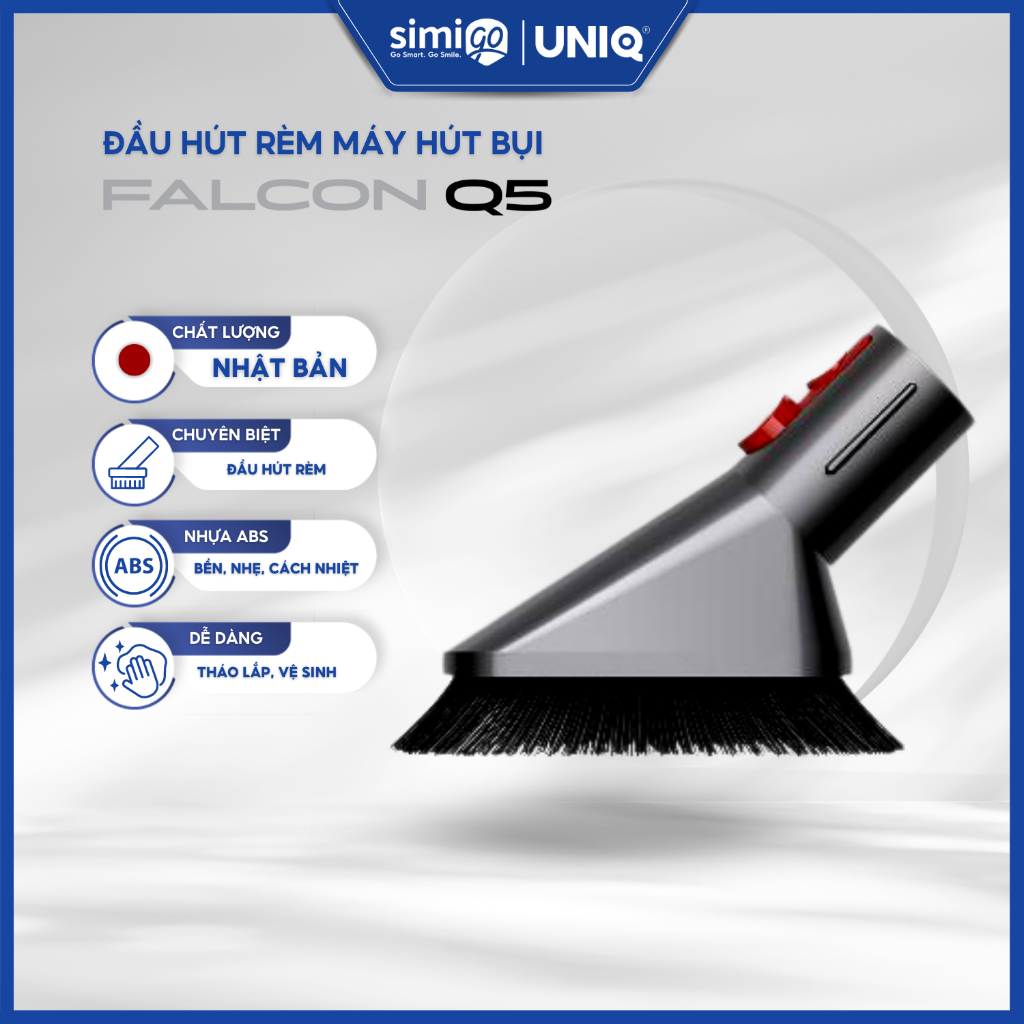 Đầu hút rèm Máy hút bụi UNIQ FALCON Q5 cầm tay không dây