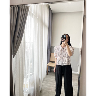 ÁO SƠMI HOA CỔ NHỌN