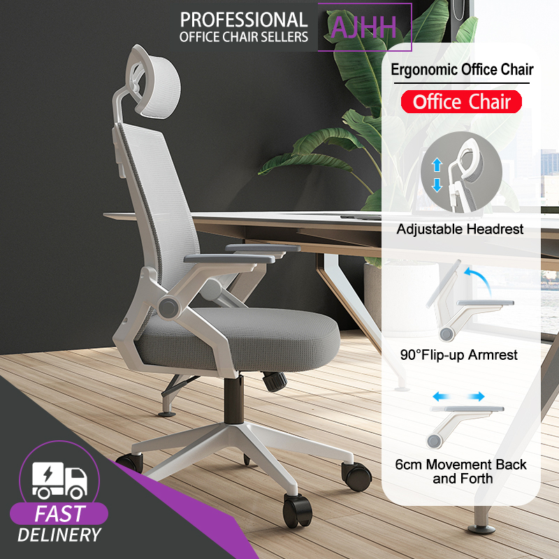 Ghế Văn Phòng ghế công thái học, ghế game Tựa Đầu 3D, 360 độ có thể điều chỉnh độ cao Có bánh xe di chuyển