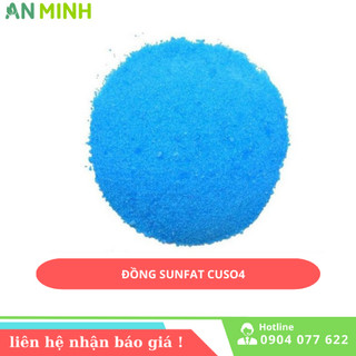 Đồng sun phát Cuso4 500g tặng kèm 5 tờ giấy lọc