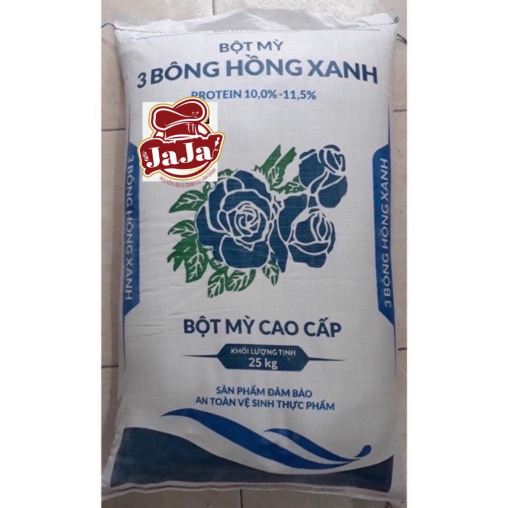 BỘT MỲ 3 BÔNG HỒNG XANH