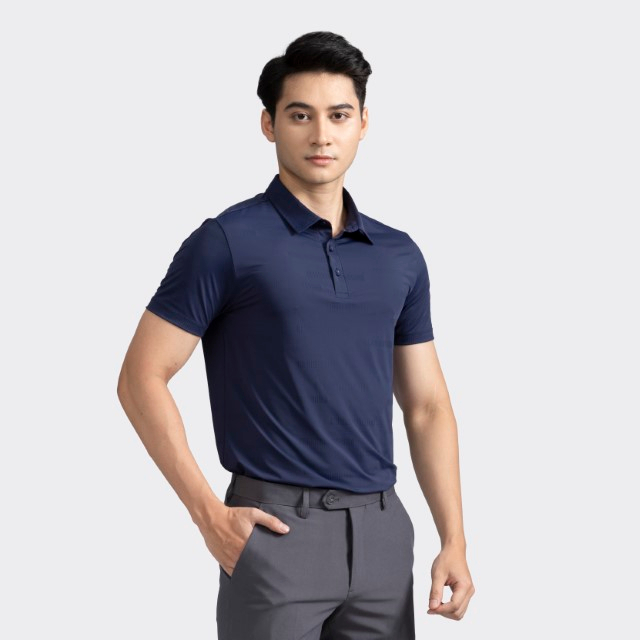 Áo polo nam INSIDEMEN in nổi logo trên tay nam tính thanh lịch sang trọng vải thun lạnh mềm mát thấm hút IPS059S2