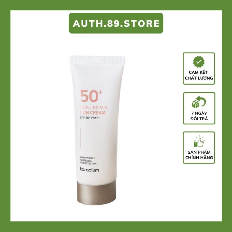 Kem chống nắng Karadium Snail Repair Sun Cream Spf 50 Pa +++ 70 g