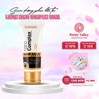 Serum dưỡng tóc Lavox 60ml, phục hồi tóc hư tổn, ngăn ngừa tóc chẻ ngọn, giảm gãy rụng tối ưu - Pretty Valley Store