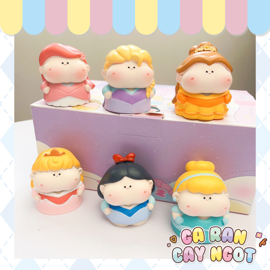 Blind box - Hộp mù mô hình trang trí ngẫu nhiên công chúa DUNDUN