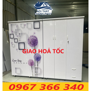 Freeship Tủ nhựa đài loan 3 cánh giá rẻ, tủ nhựa đựng quần áo cao 1m7x1m05 chỉ ship HCM BD