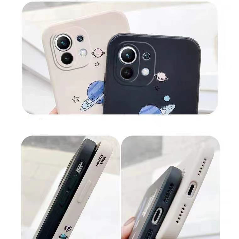 Ốp lưng Oppo Reno 8 4G, Reno 8 5G, Reno 8z, Reno 8T 5G silicon dẻo vuông bảo vệ cam Hành tinh đen trắng