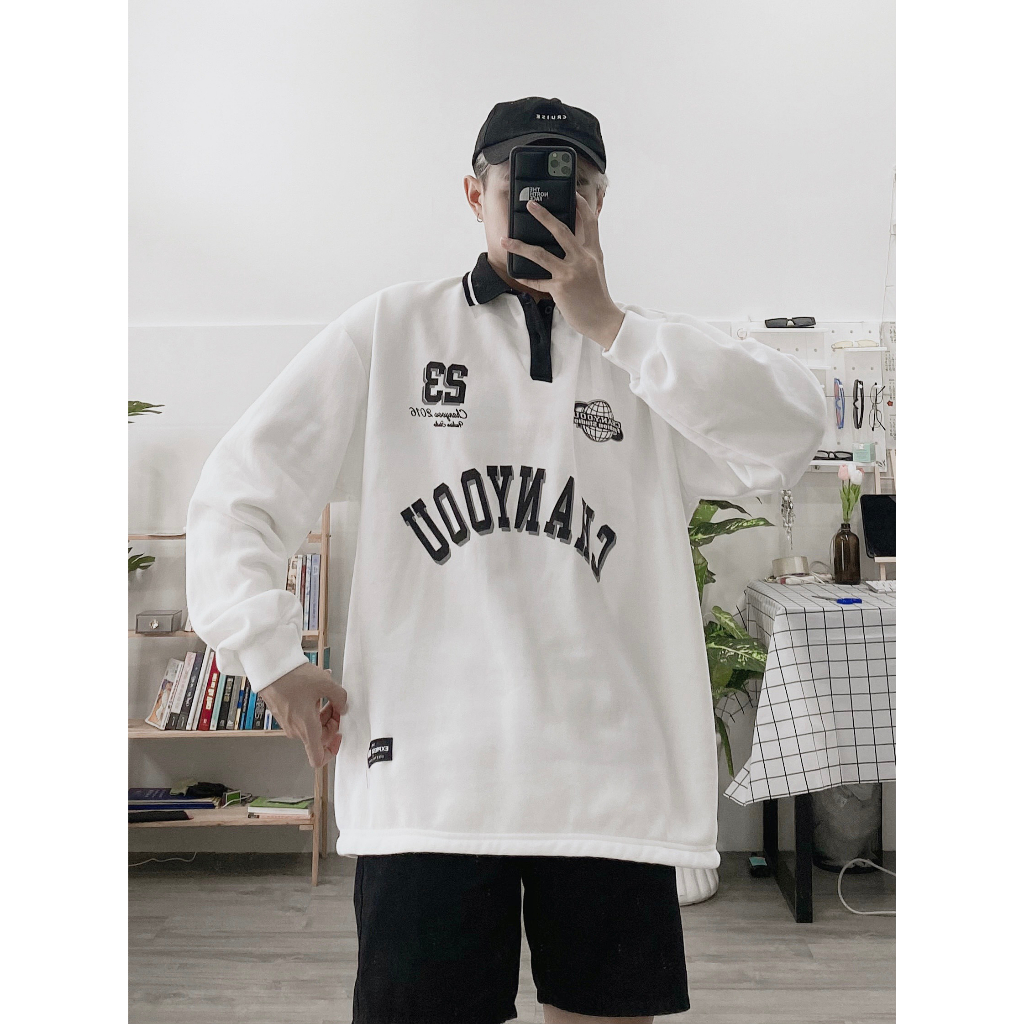 Áo Sweater Nam Nữ Form Rộng Có Cổ Tay Dài Hàng Cao Cấp - Chanyoou Sweater