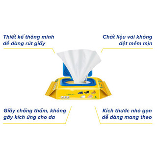 📛FREESHIP📛 Combo 5 Set 5 bịch giấy lau giày tiện ích (1 BỊCH 30 TỜ)
