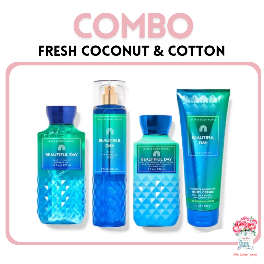 Xịt Toàn Thân Bath & Body Works Beautiful Day Fragrance Mist Hương Thơm Hoa Cỏ Nhẹ Nhàng Lôi Cuốn 236ml