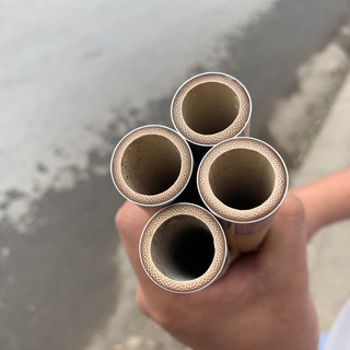 Phôi sáo trúc bọc inox 2 đầu