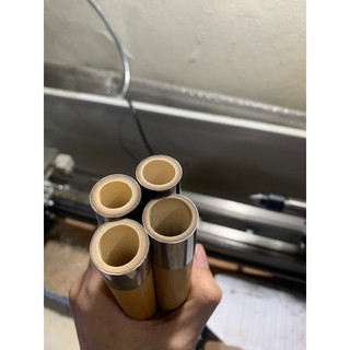 Phôi Sáo Trúc Bọc Inox 2 Đầu ( Nứa Đá Vùng Tây Nguyên )