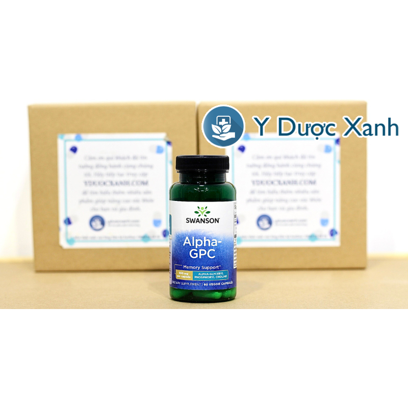 SWANSON ALPHA-GPC, 60 viên, Hỗ trợ trí nhớ cho người lớn