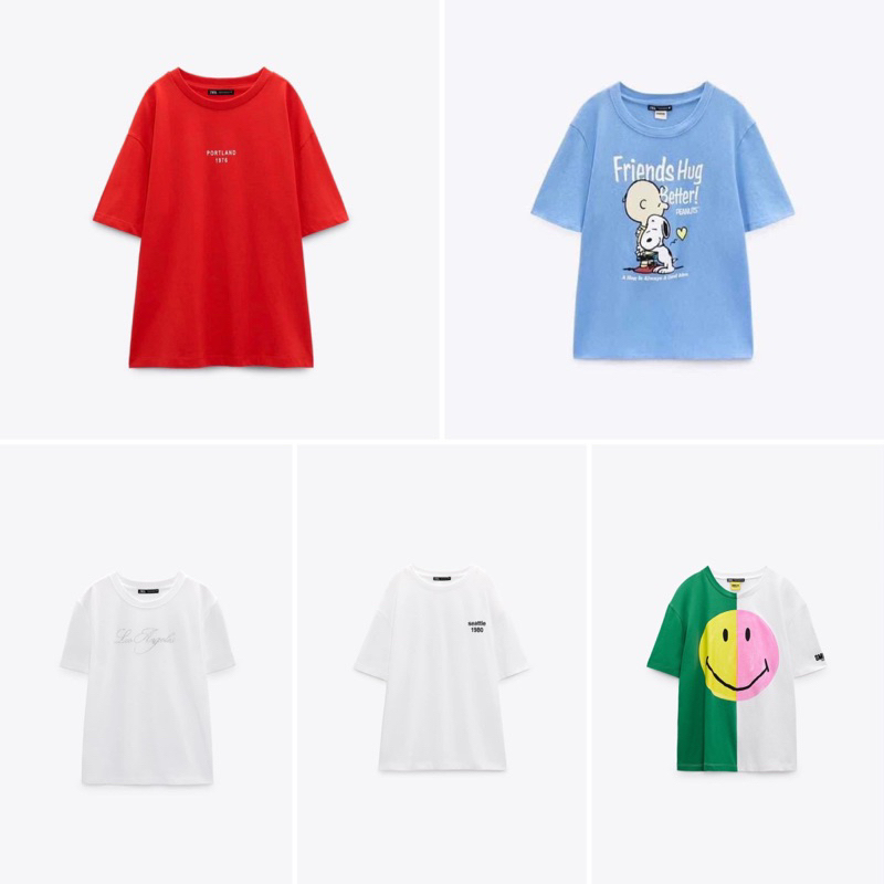 Áo phông cộc tay Zara (auth) chính hãng