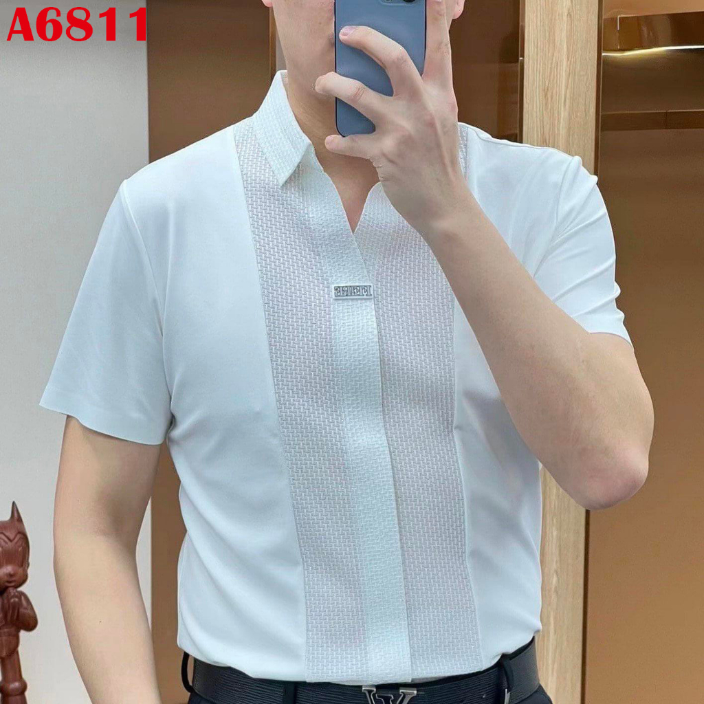 áo nam thiết kế cao cấp.chất lụa hàn siêu mát cho mùa hè