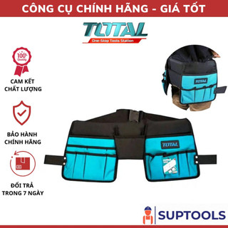 Túi đựng công cụ đeo hông kèm dây đai total tht16p2031 giỏ đeo lưng, khóa cài siêu bền