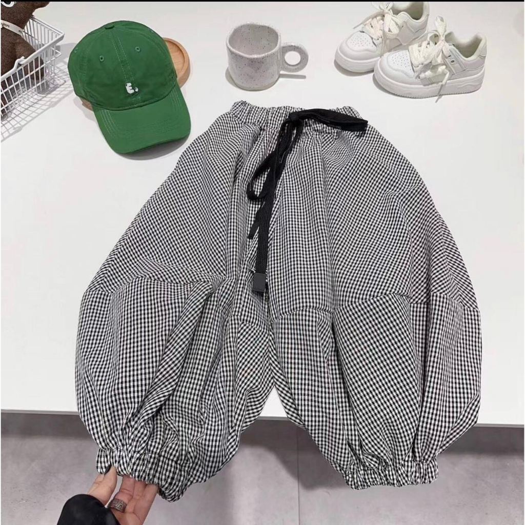 Set Áo Croptop Mix Cùng Quần Suông Bo Ống - LittlekidsT