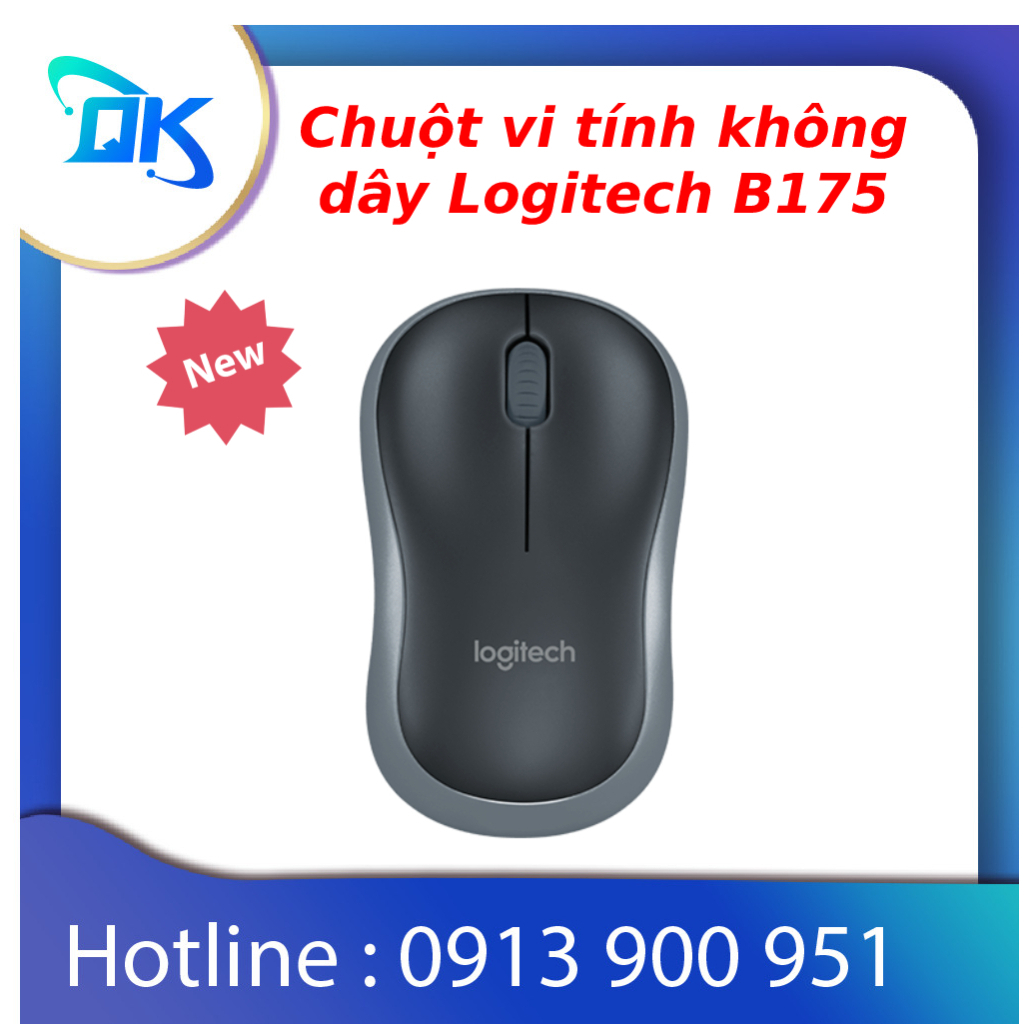 Chuột máy tính không dây Logitech B175 - hàng chính hãng bảo hành 36 tháng