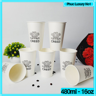 Set 50 cốc giấy 480ml creed size 16oz siêu đẹp