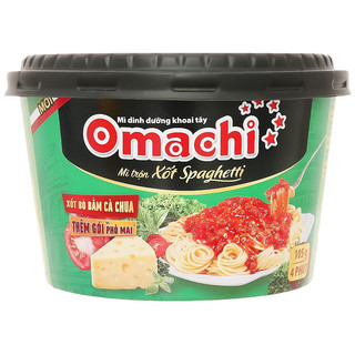 MÌ TRỘN OMACHI XỐT SPAGHETTI SỐT BÒ BẰM CÀ CHUA PHÔ MAI/ XỐT TÔM PHÔ MAI TRỨNG MUỐI HỘP 105G
