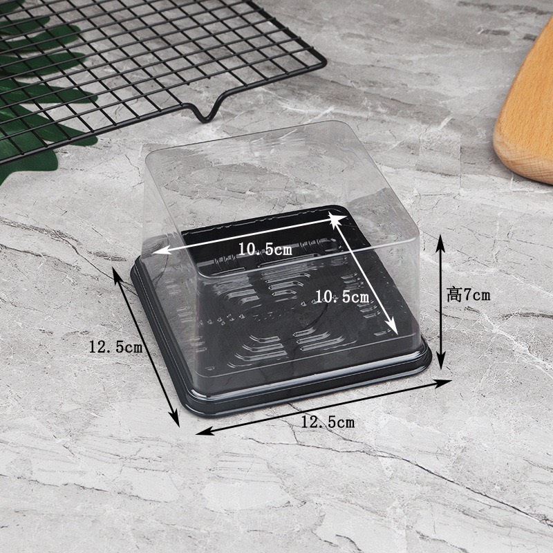 Hộp Nhựa PET XY12-12 Cao 7cm Đựng Rau Câu, Thạch Flan, Bánh Trung Thu Các Loại