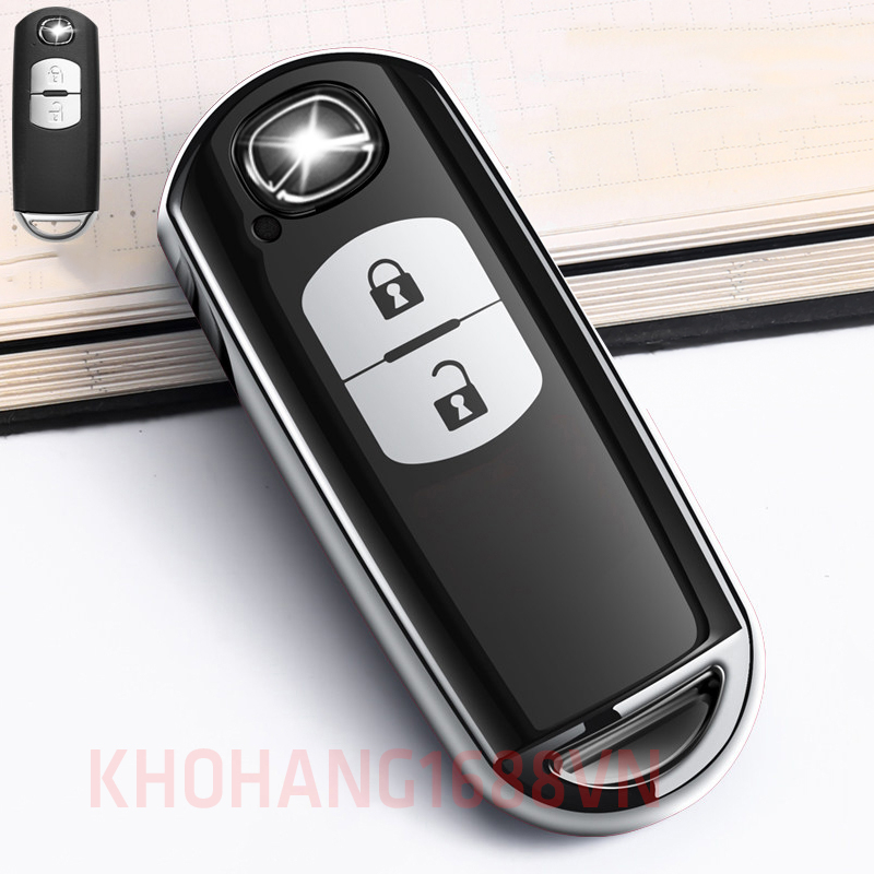 Ốp chìa khoá TPU sang trọng dành cho xe Mazda 2, Mazda 3, CX5...