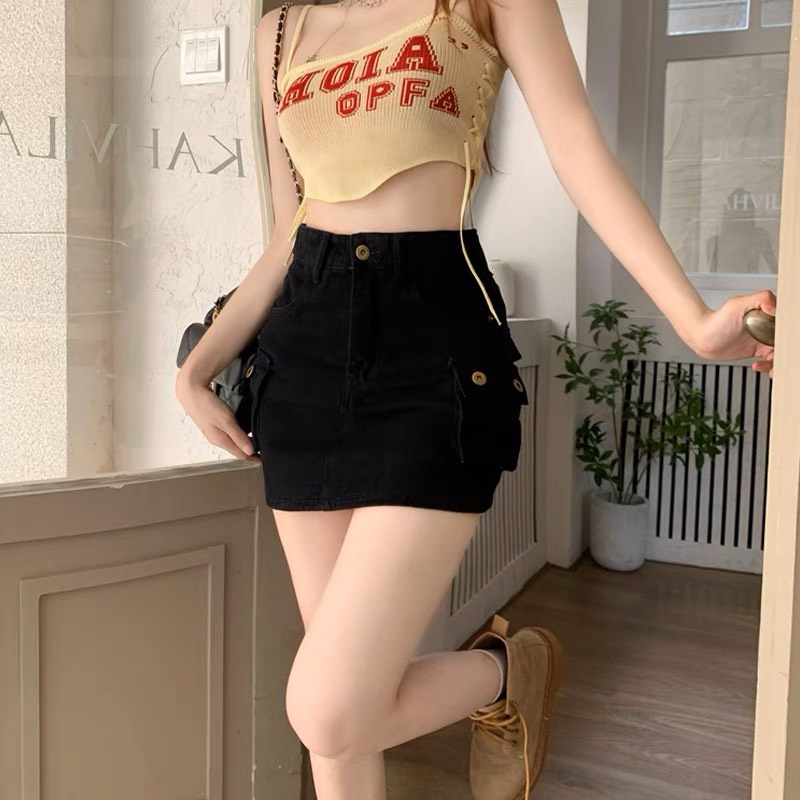 Chân Váy Ngắn RYSO FASHISiêu Hot Có Quần Trong Lên From Xinh phong cách năng động phong cách công sở cá tính váy bút chì