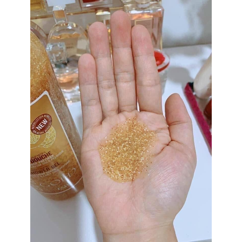Sữa Tắm Tẩy Tế Bào Chết Trắng Da Nội Địa Pháp F&W 940ml, So White/Gold Exfoliating Exfoliant Shower Gel