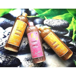 Sữa Tắm Tẩy Tế Bào Chết Trắng Da Nội Địa Pháp F&W 940ml, So White/Gold Exfoliating Exfoliant Shower Gel