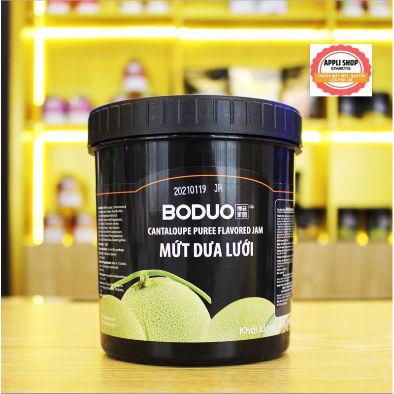 MỨT DƯA LƯỚI BODUO 1,3kg Có công thức pha chế