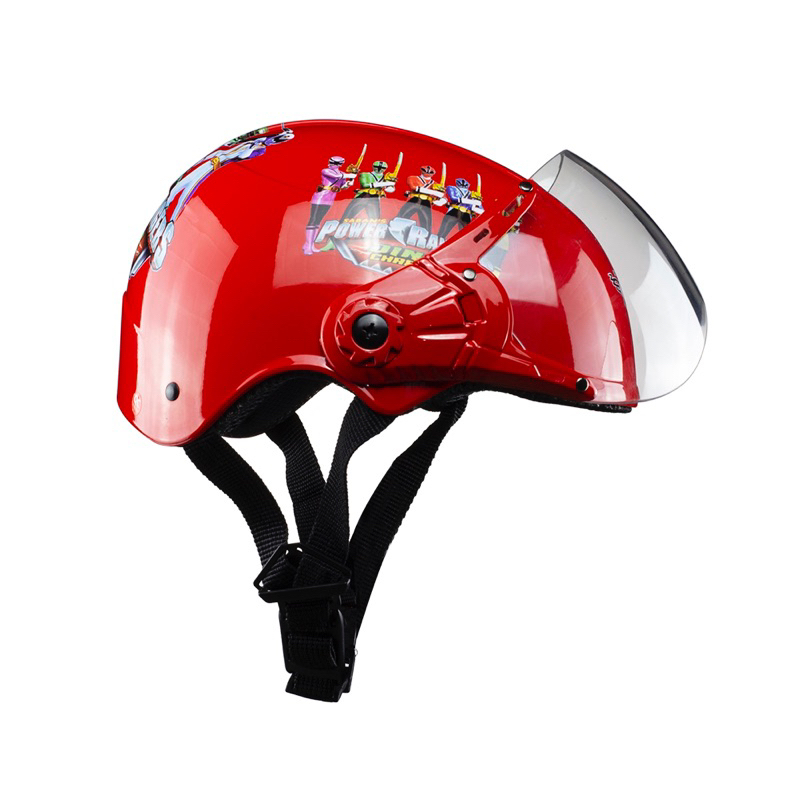 Mũ Bảo Hiểm Trẻ Em Siêu Đẹp Dành Cho Bé Từ 2 Đến 5 Tuổi - Bé Nặng Dưới 18Kg - V&S Helmet - Đỏ siêu nhân - VS103KS
