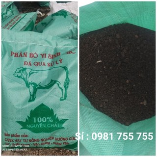 Bao 5kg phân bò ủ hoại qua xử lý cho rau màu cây trái siêu tốt